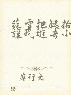 苏雪把腿抬起来让我进去小说