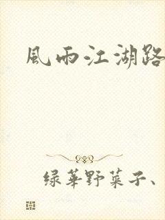 风雨江湖路