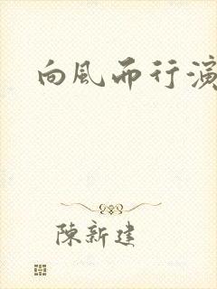 向风而行演员表
