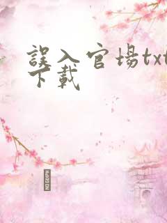 误入官场txt下载