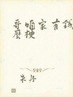 哥咱家有钱了什么梗