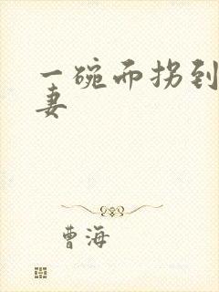 一碗面拐到美艳妻