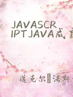 JAVASCRIPTJAVA成熟亲子