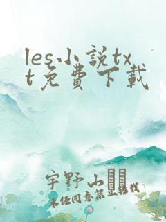 les小说txt免费下载