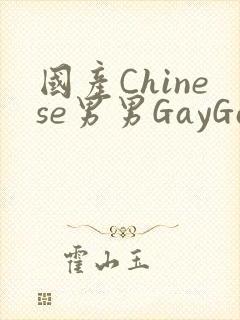 国产Chinese男男GayGayAPP