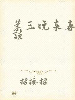 叶玉晚来春 小说