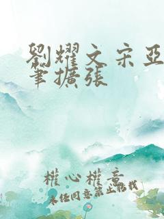 刘耀文宋亚轩用笔扩张