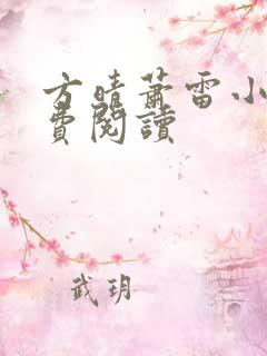 方晴萧雷小说免费阅读