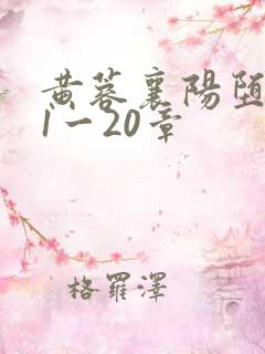 黄蓉襄阳堕落史1一20章