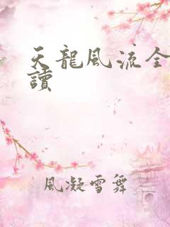 天龙风流全文阅读