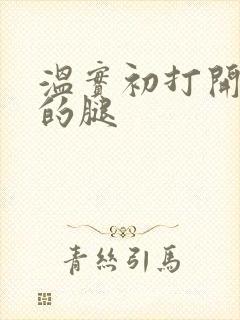 温实初打开眉庄的腿