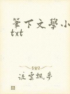 笔下文学小说网txt