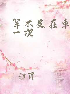 等不及在车里做一次