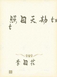 照日天劫 txt
