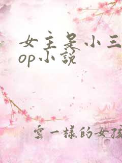 女主是小三的pop小说