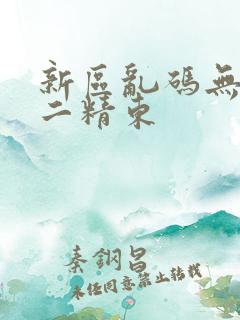 新区乱码无人区二精东