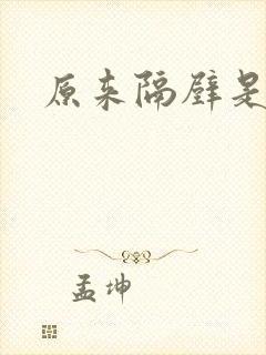 原来隔壁是总裁