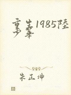 重生1985陆少华