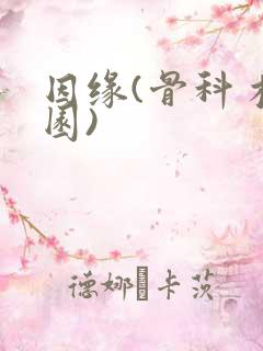 因缘(骨科 校园)