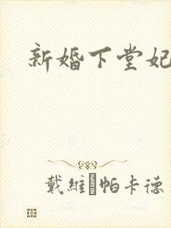 新婚下堂妃