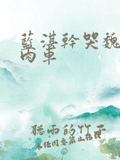 蓝湛干哭魏无羡肉车