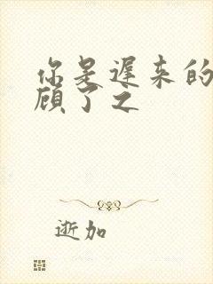 你是迟来的欢喜顾了之