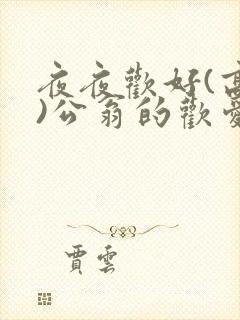 夜夜欢好(高h)公翁的欢爱