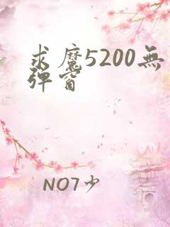 求魔5200无弹窗