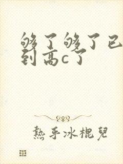够了够了已经满到高c了