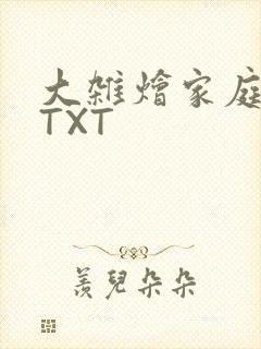 大杂烩家庭小说TXT