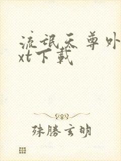 流氓天尊外传txt下载