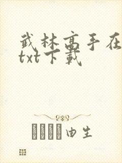 武林高手在校园txt下载
