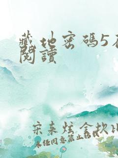 藏地密码5在线阅读