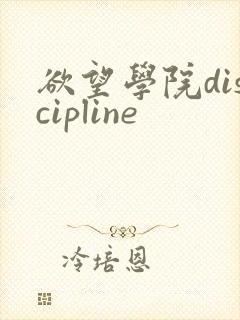 欲望学院discipline