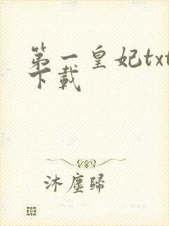 第一皇妃txt下载