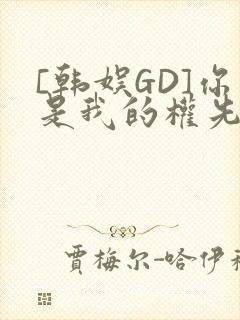 [韩娱GD]你是我的权先生