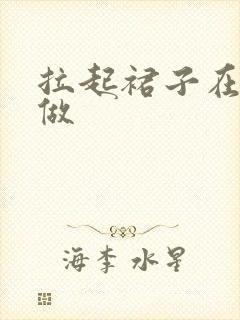 拉起裙子在厨房做