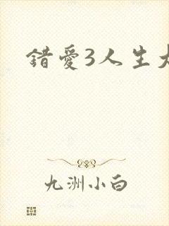 错爱3人生大事