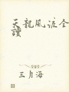 天龙风流全文阅读