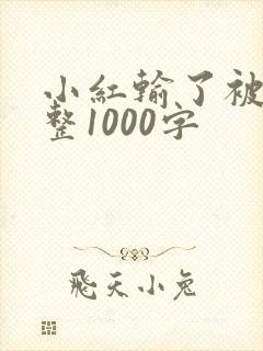 小红输了被小明整1000字