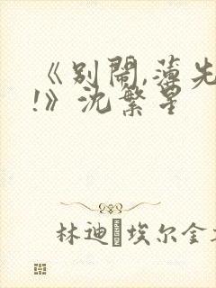 《别闹,薄先生!》沈繁星