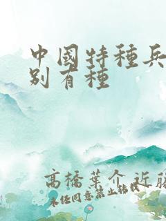 中国特种兵之特别有种