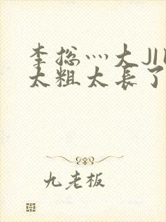 李总灬大JI巴太粗太长了