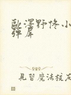 欧泽野佟小曼无弹屏