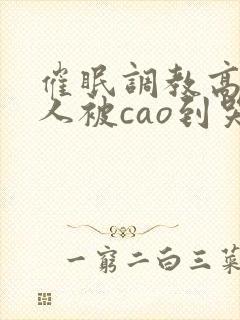 催眠调教高冷美人被cao到哭