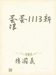 蛋蛋1113新浪