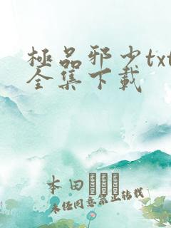 极品邪少txt全集下载