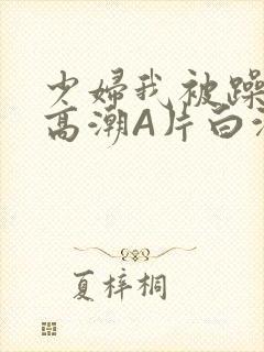 少妇我被躁爽到高潮A片白洁