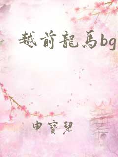 越前龙马bg