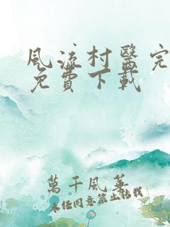 风流村医完整版免费下载